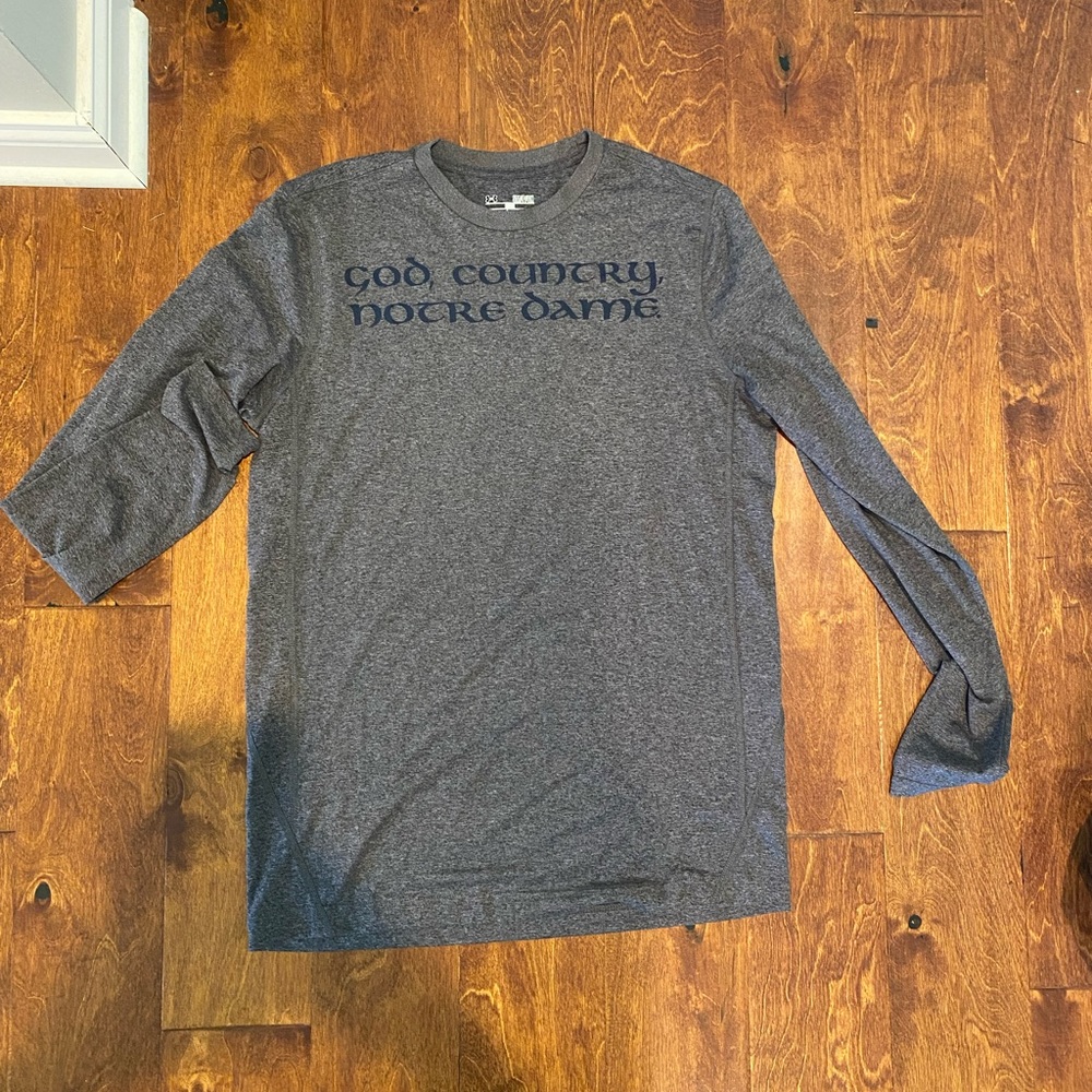God Country Notre Dame Under Armour Long Sleeve Shirt